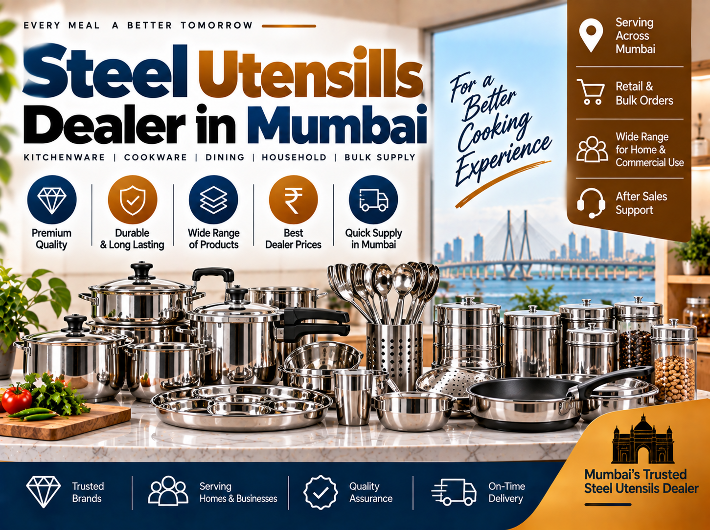 Steel Kitchenware